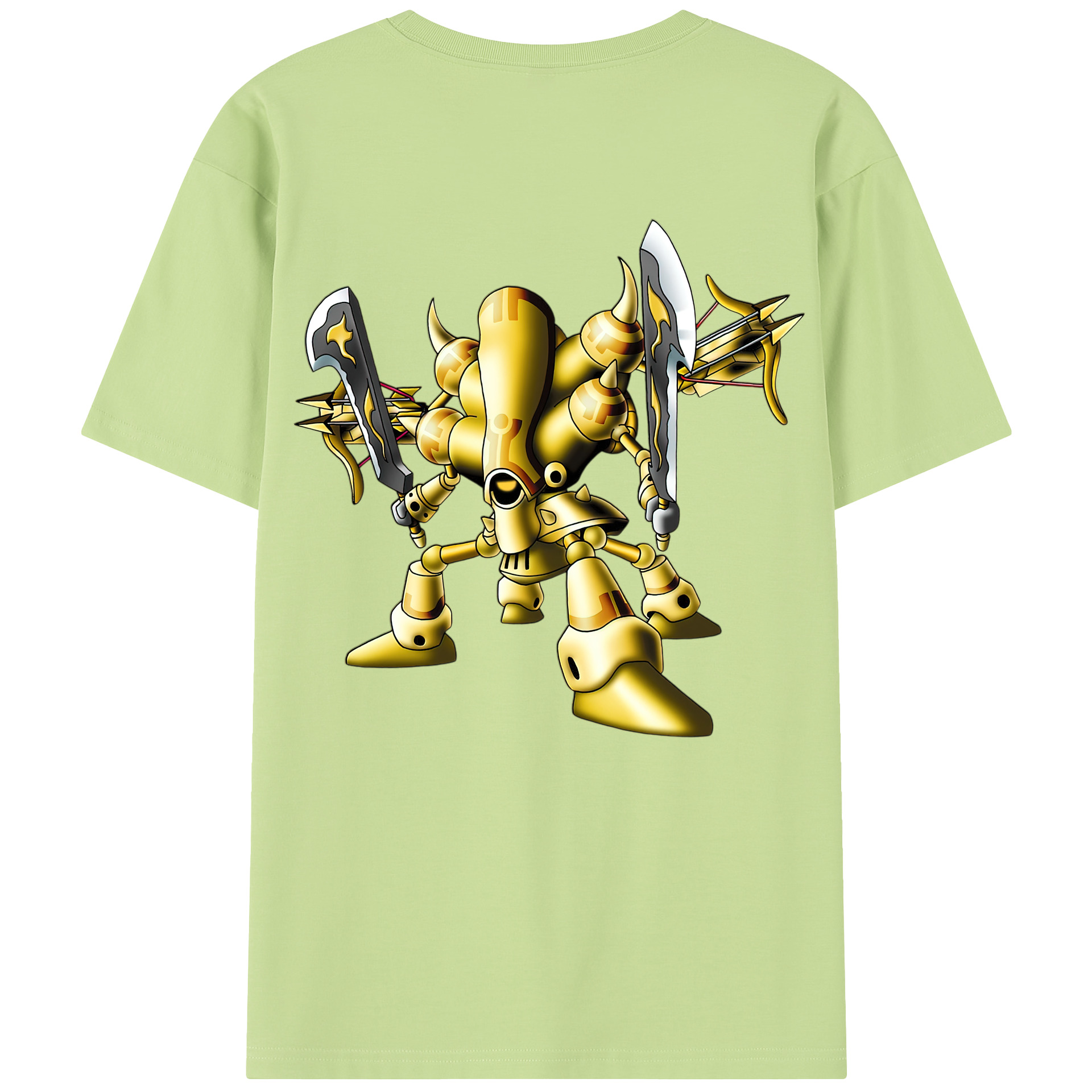 （画像用） ドラゴンクエスト Doragon Kuesuto Dragon Quest 綿100％半袖Tシャツ（背面プリント）